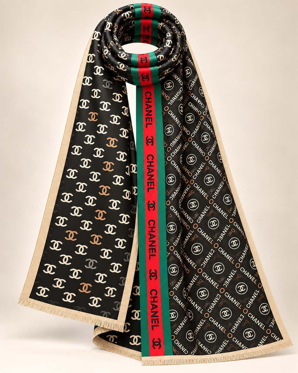 Premium Woolen Chanel  Style Shawls Match Outfits By Gohar