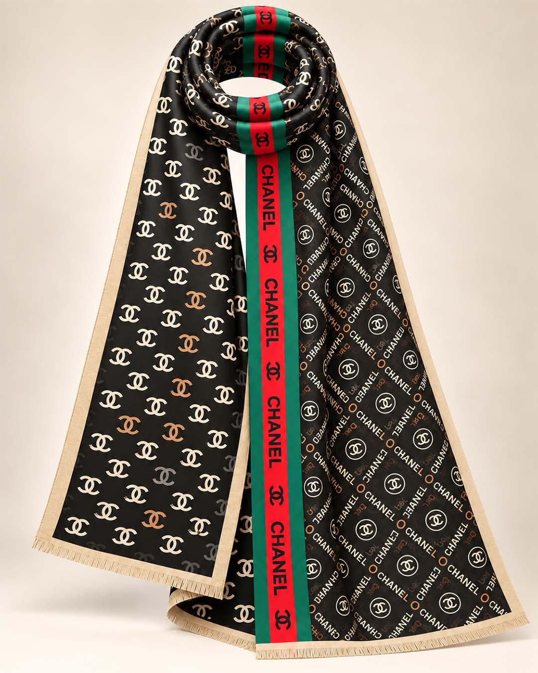 Premium Woolen Chanel  Style Shawls Match Outfits By Gohar