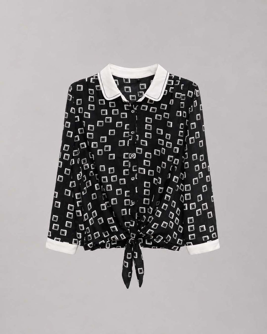 Geometry Design Short Top Match Outfits By Gohar
