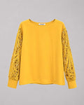 Lace Long Sleeve Skylar Top Match Outfits By Gohar