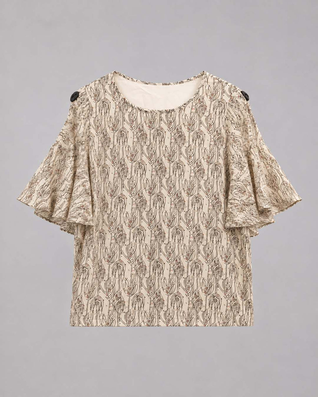 Multi Geometry Short Top Match Outfits By Gohar