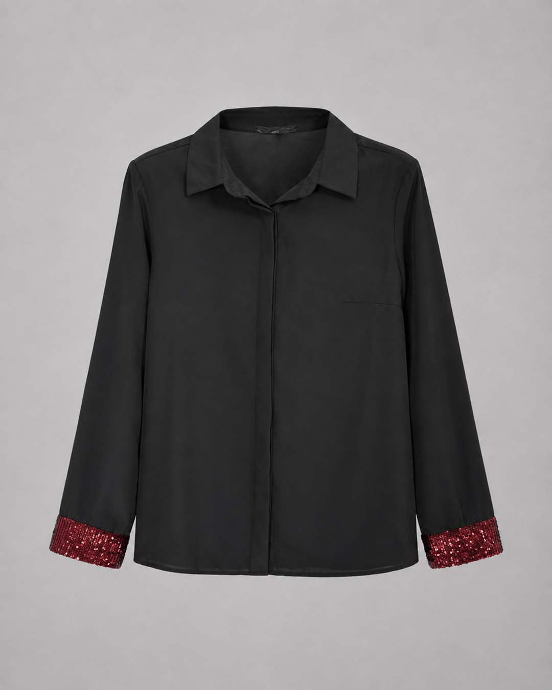Design Cuff Black Shirt Match Outfits By Gohar