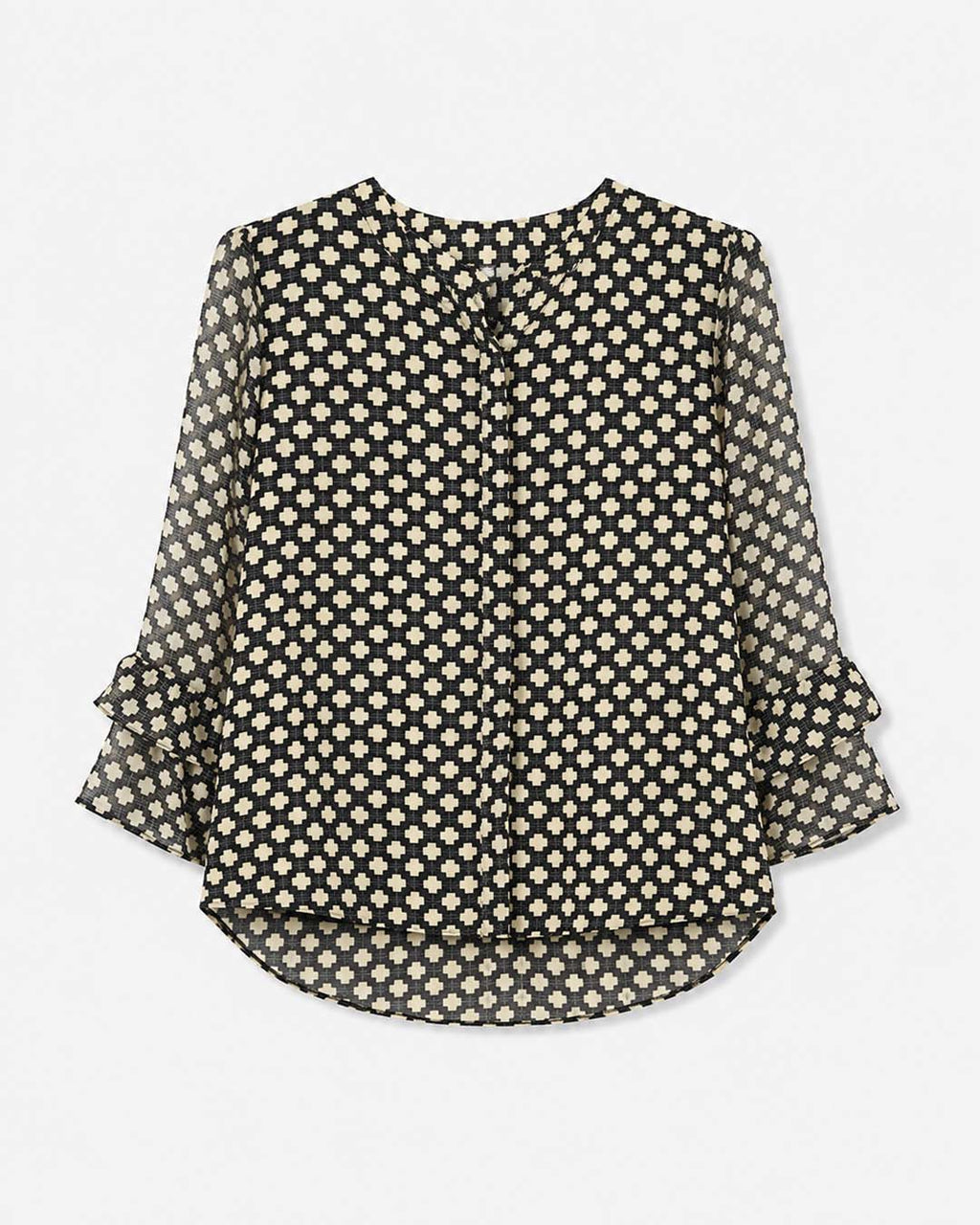 Pattern Design Women Top Match Outfits By Gohar