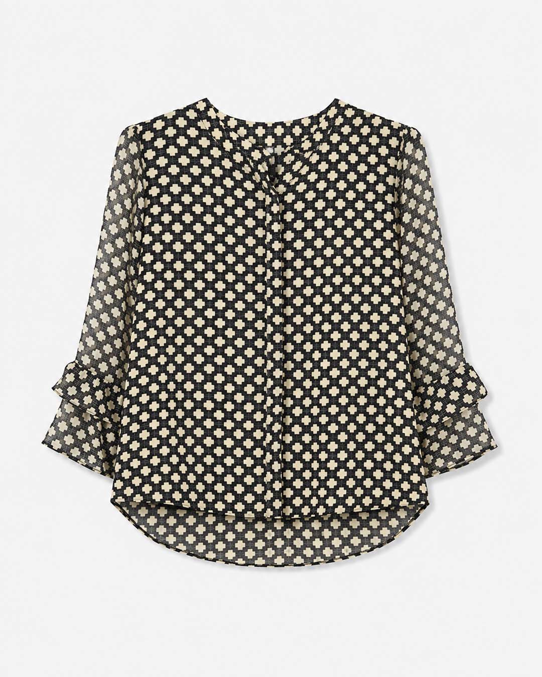 Pattern Design Women Top Match Outfits By Gohar