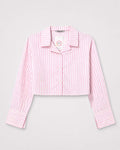 Stripe Crop Shirt Match Outfits By Gohar