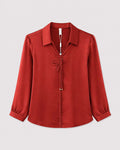 Red Long-Sleeve Top Match Outfits By Gohar