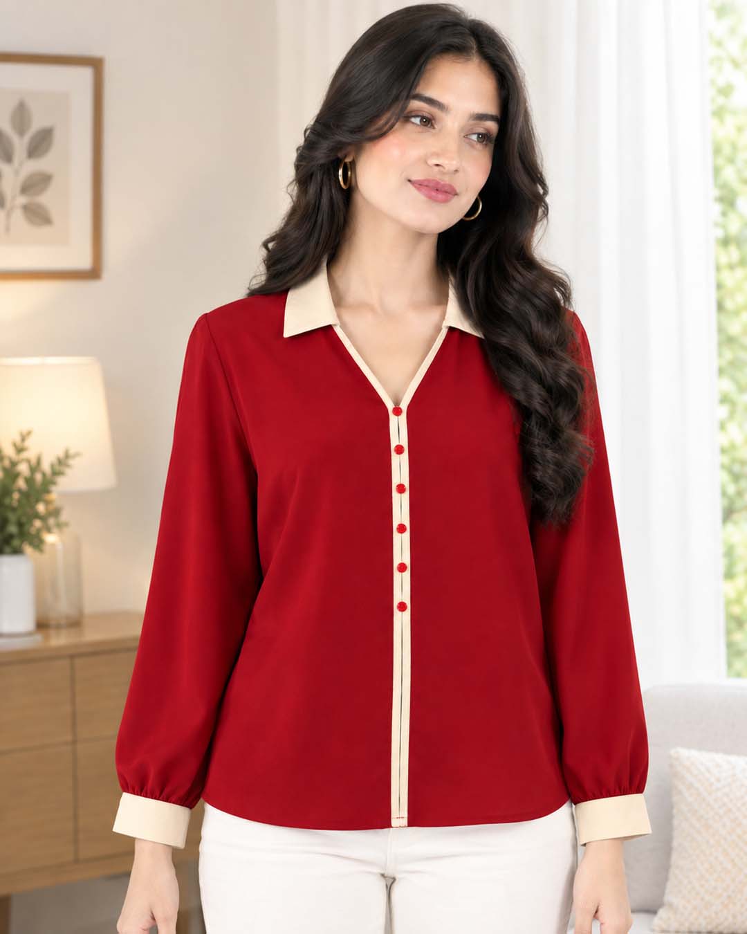 Women Long Sleeves Top Match Outfits By Gohar