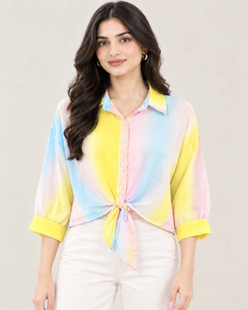 Pastel Rainbow Gradient Top Match Outfits By Gohar