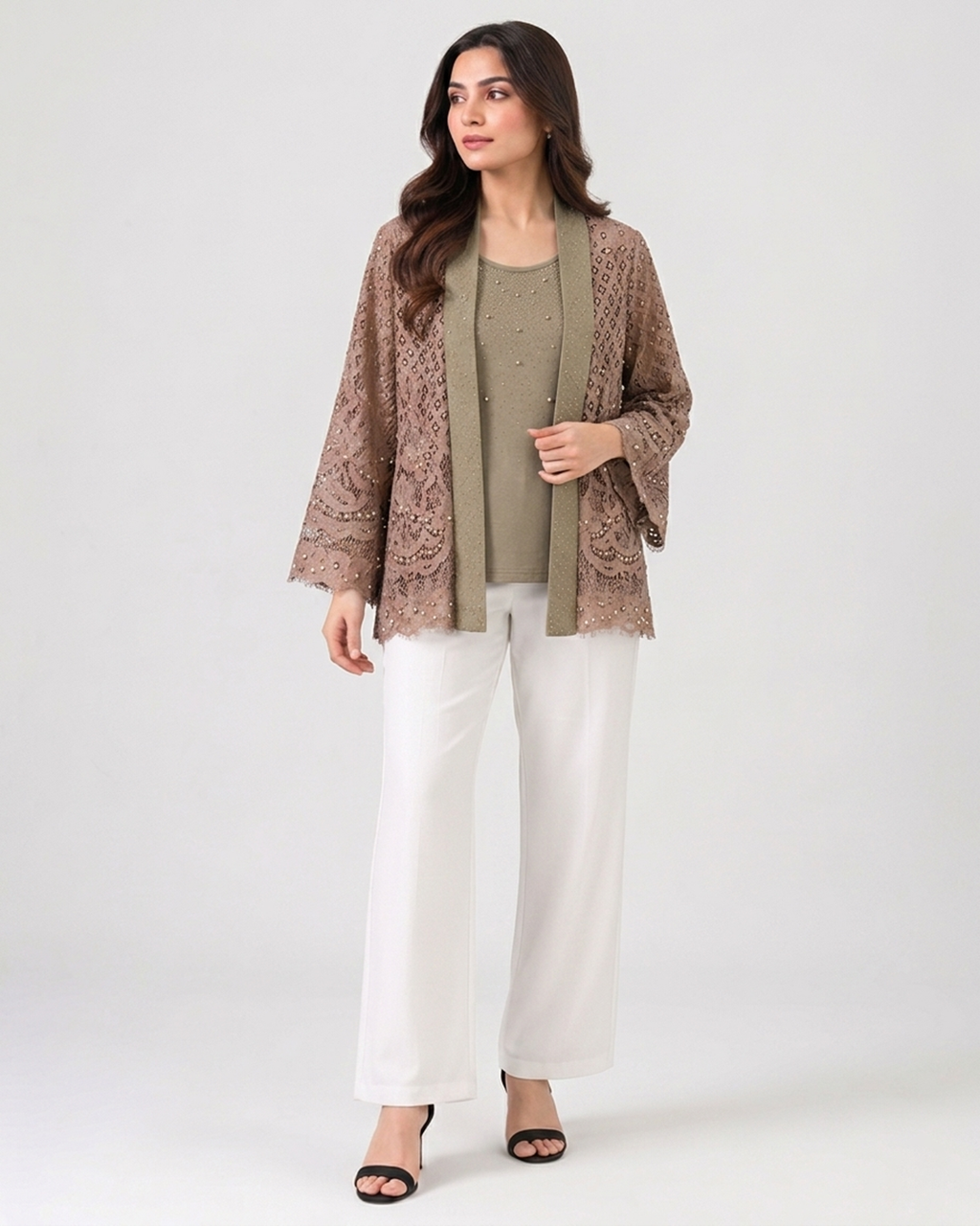 2 Pc Top Upper With Inner Match Outfits By Gohar