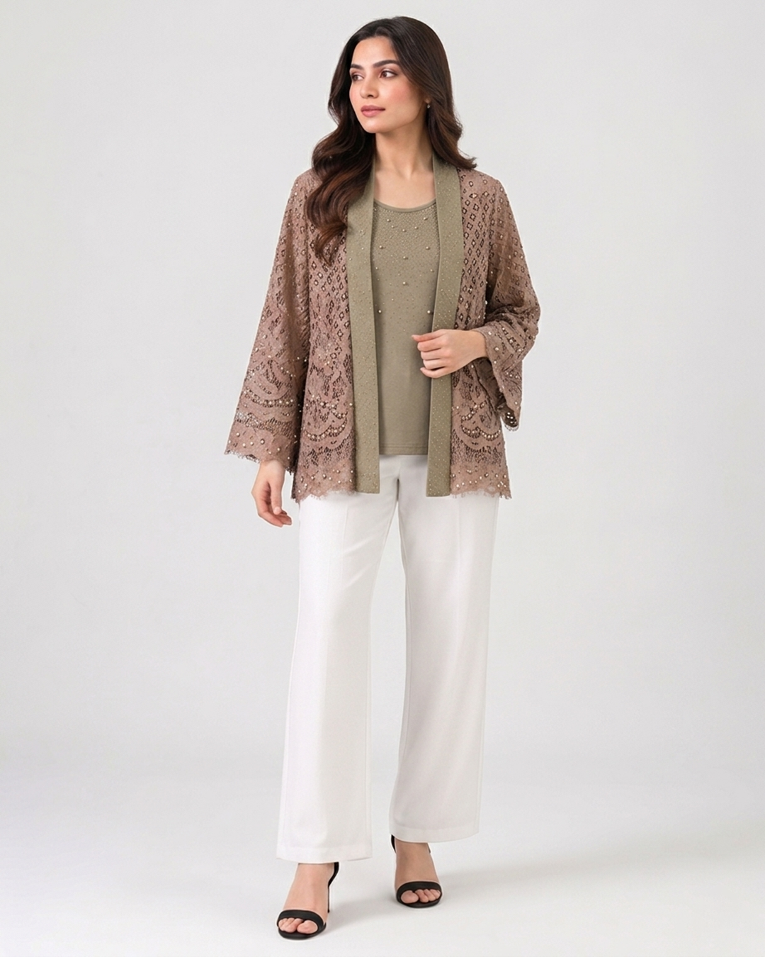 2 Pc Top Upper With Inner Match Outfits By Gohar