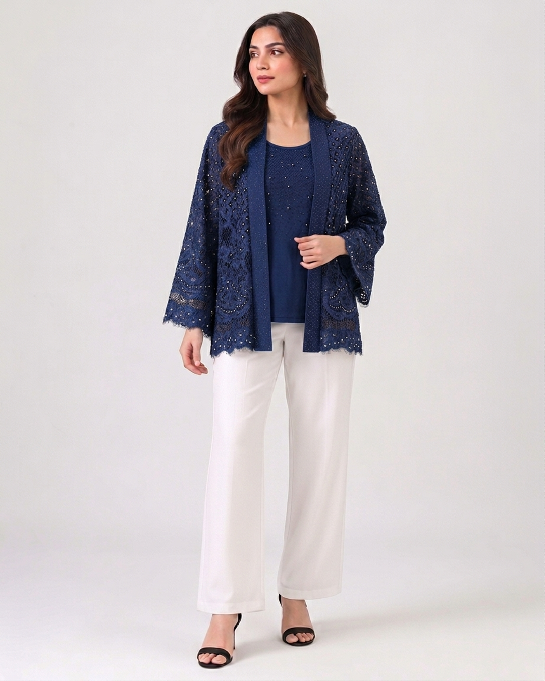 2 Pc Top Upper With Inner Match Outfits By Gohar