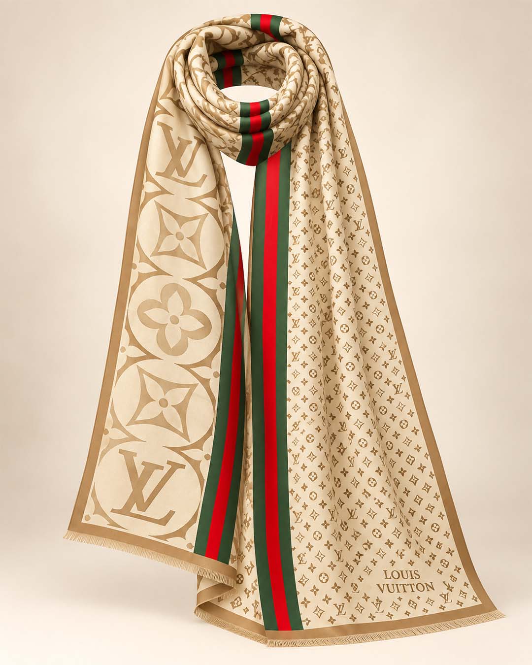 Premium Woolen LV Style Shawls Match Outfits By Gohar